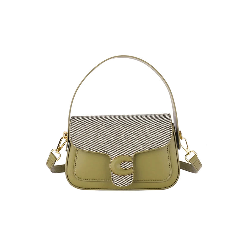 Stylish Quilted Women Messenger Bag - Waterproof Leather Crossbody Shoulder Bag With Adjustable Chain For Travel & Shopping