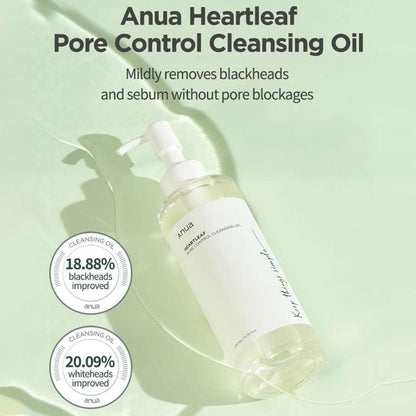 Anua Cleanser Heartleaf oil Facial Cleanser Korean Original Form Moisturizing Soothing Skin Care Heartleaf Oil Control Cleanser