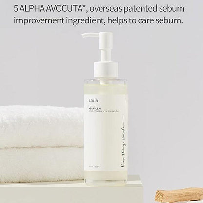 Anua Cleanser Heartleaf oil Facial Cleanser Korean Original Form Moisturizing Soothing Skin Care Heartleaf Oil Control Cleanser