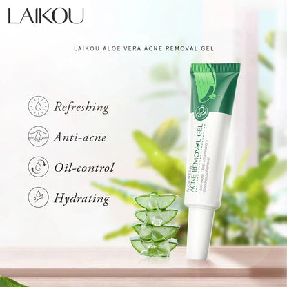 LAIKOU Aloe Vera Gel Soothing Skin Care Remove Acne Moisturizing After Sun Lotions Whitening Moisturizing Acne Treatment Cream