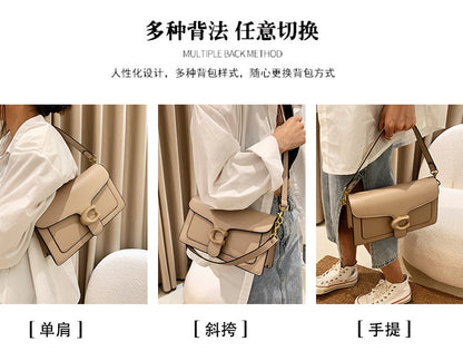 Luxury Fashion Women's Chain Handbag PU Leather Girls Shoulder Messenger Bag Brand lightweight Commuting Bag Tassel Square Bag