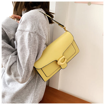 Luxury Fashion Women's Chain Handbag PU Leather Girls Shoulder Messenger Bag Brand lightweight Commuting Bag Tassel Square Bag
