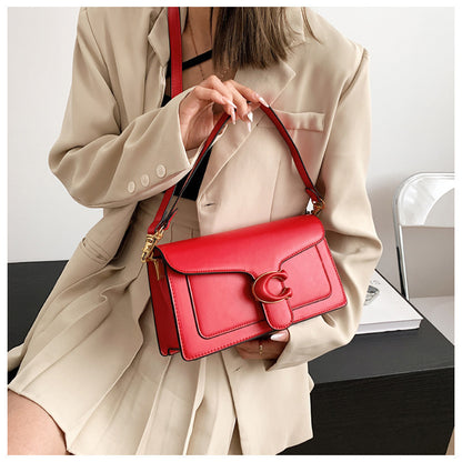 Luxury Fashion Women's Chain Handbag PU Leather Girls Shoulder Messenger Bag Brand lightweight Commuting Bag Tassel Square Bag