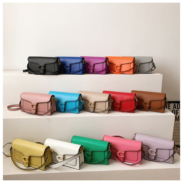 Luxury Fashion Women's Chain Handbag PU Leather Girls Shoulder Messenger Bag Brand lightweight Commuting Bag Tassel Square Bag