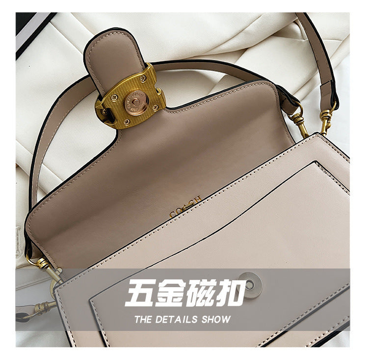 Luxury Fashion Women's Chain Handbag PU Leather Girls Shoulder Messenger Bag Brand lightweight Commuting Bag Tassel Square Bag