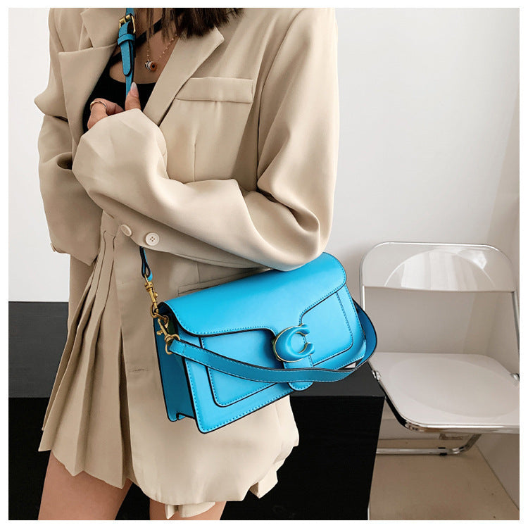 Luxury Fashion Women's Chain Handbag PU Leather Girls Shoulder Messenger Bag Brand lightweight Commuting Bag Tassel Square Bag