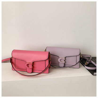 Luxury Fashion Women's Chain Handbag PU Leather Girls Shoulder Messenger Bag Brand lightweight Commuting Bag Tassel Square Bag