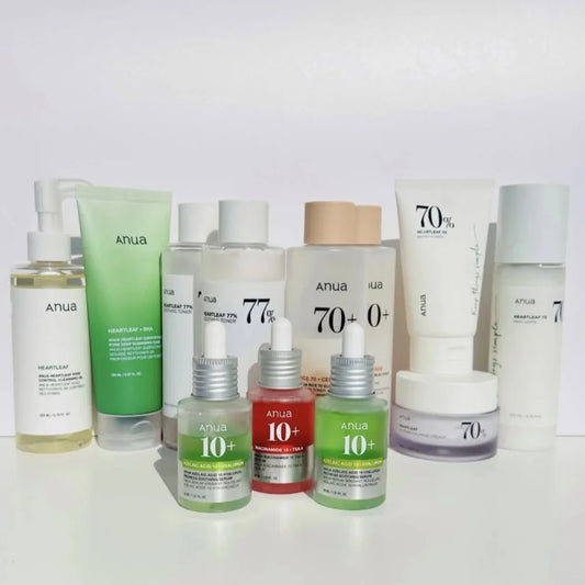 Anua Facial Skin Care Series Niacinamide Green Lemon Vitamin C Essence Peach 77% Niacin Serum Rice Ceramide Moisturizing Lotion