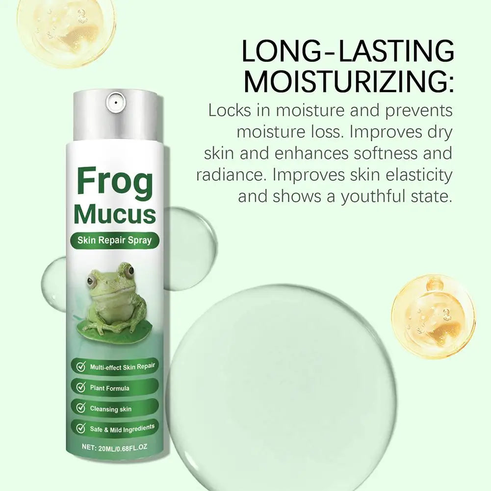 Frog Mucus Skin Repair Spray skin care spray toner pore shrinking acne mark repair for closed acne red skin pore repair skincare
