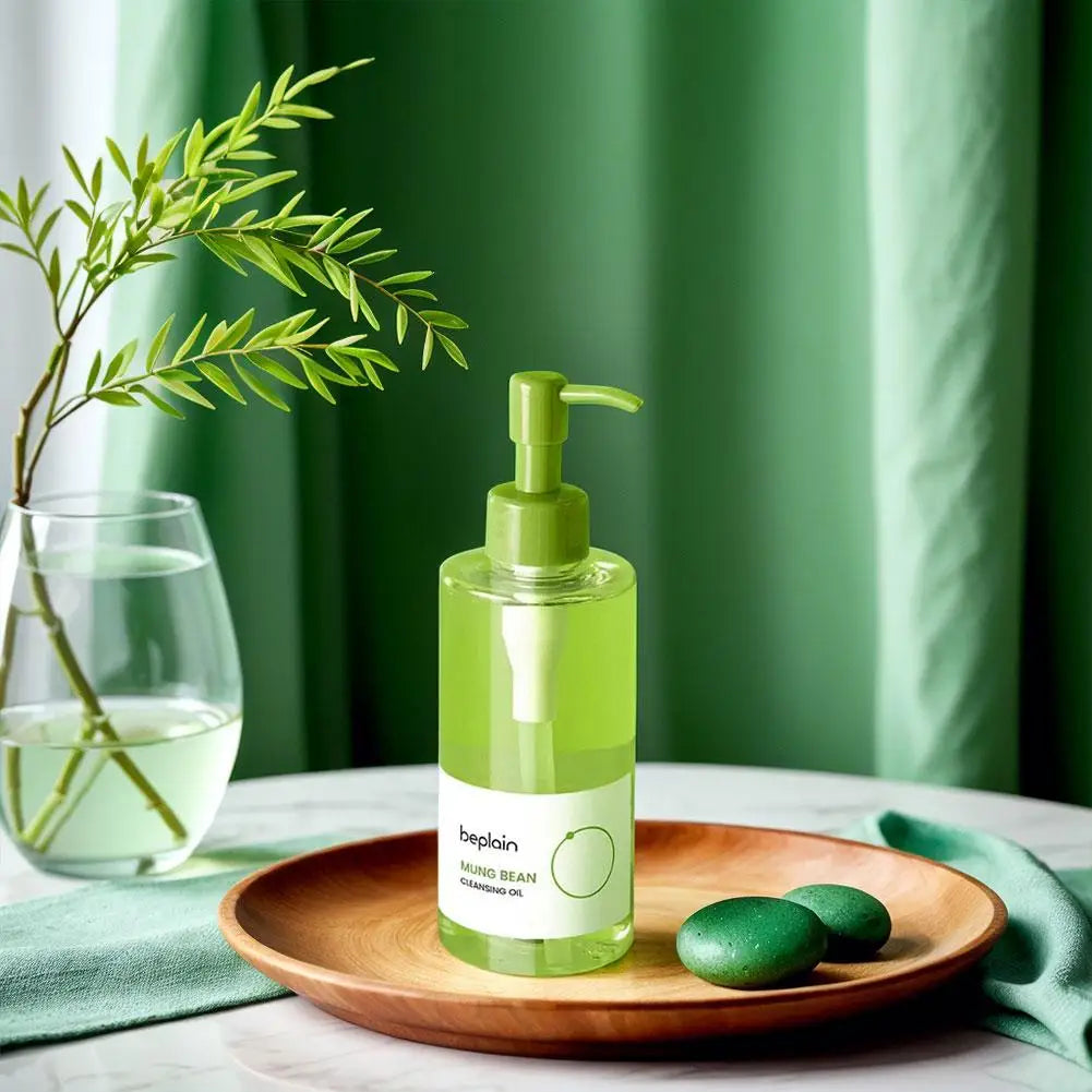 Beplain Mung Bean Essence Mud Mask Makeup Remover Oil Gentle And Powerful Cleaning Mung Bean Extract Moisturizes Repairs Skin