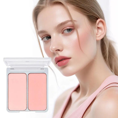 2aN Korean Two-color Blush Matte Brightening Low Saturation Shrinking And Expanding Natural Two-in-one Blush Makeup Cosmetics