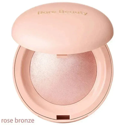 Rare Beauty Dual-use Enlighten Powder Portable Mirror Eyes Cheek Blusher Waterproof Mositure Face Contour Shadow Plump Makeup