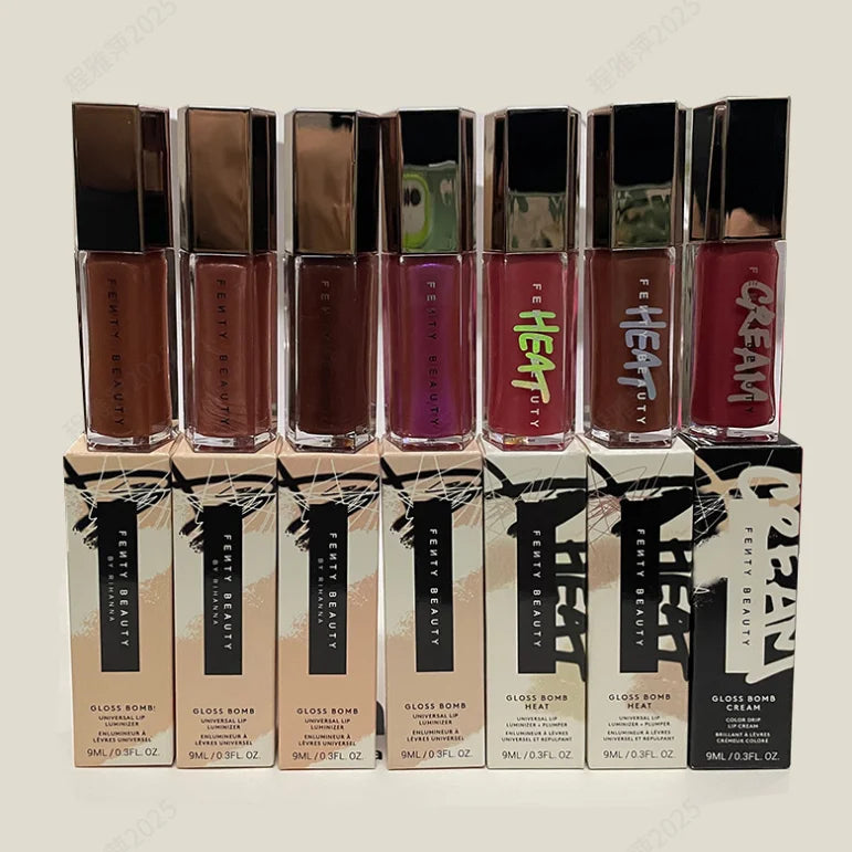 FENTYBEAUTY Cream Lipstick Gloss Bomb HONEY WAFFLES RIRI Sexy Lip Blam Loose Makeup Powder Shiny Lasting Brand High Gloss Repair