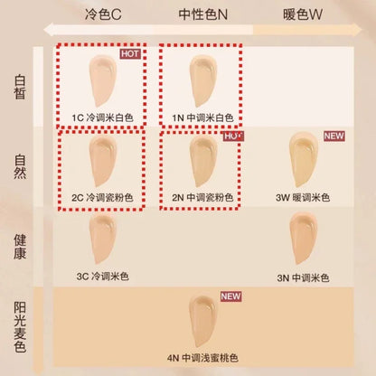 30ml C Soft Focus Beauty Red Carpet Liquid Foundation Long Lasting Concealer Blend Oil Skin Lasting Oil Control