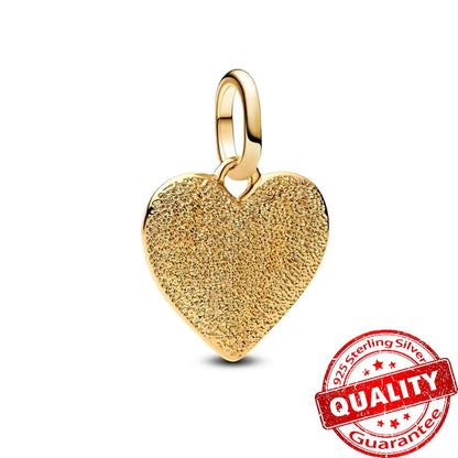 Gorgeous 925 Sterling Silver Stones & Enamel Clip Beads & Seahorse Dangle Charm Fits Bracelet For Women Gold Necklace Pendant