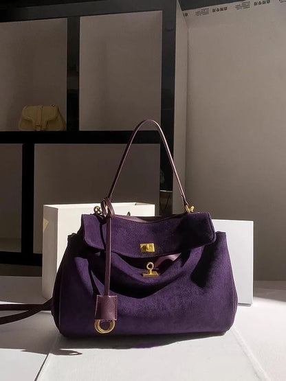 Autumn/Winter New Arrival Matte Tote Bag for Women, Large Capacity Commuter Underarm Crossbody Bag, Premium Single Shoulder Bag