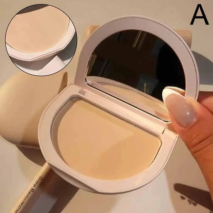 Hot Beauty Liquid Blush Lip Stain Enlighten Powder Portable Makeup Mirror Dual-use Waterproof Lip Glaze Brightening Smooth