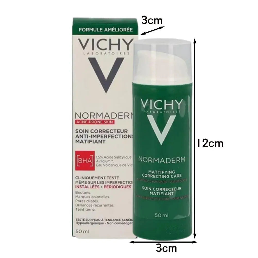 VICHY Flawless Acne Moisturizing Acne Cream Oil Control Facial Repair Soothing And Rejuvenation Skin Care Lotion Women Beauty