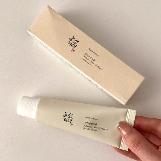 SPF50+ Sunscreen Korean Rice Probiotic Solar Blocker Skin Whitening Cream Anti UV Sun Block Facial Moisturizer Seaside Sunblock