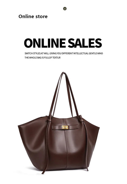 Branded Designer Shoulder Tote Bags For Women Soft PU Leather Big Capacity Shopper Tote Underarm 2025 Luxury Designer Handbags