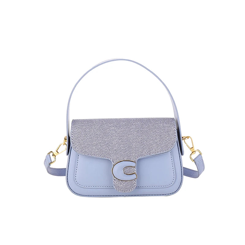 Stylish Quilted Women Messenger Bag - Waterproof Leather Crossbody Shoulder Bag With Adjustable Chain For Travel & Shopping