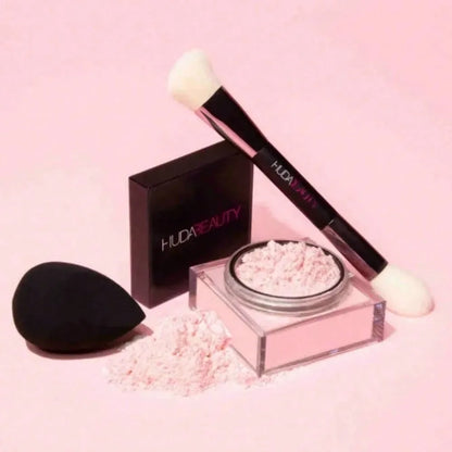 2025 Loose Baking Setting Powder Oil Control Natural Face Matte HUDA Waterproof BrighTening Loose Powder Makeup Cosmetics