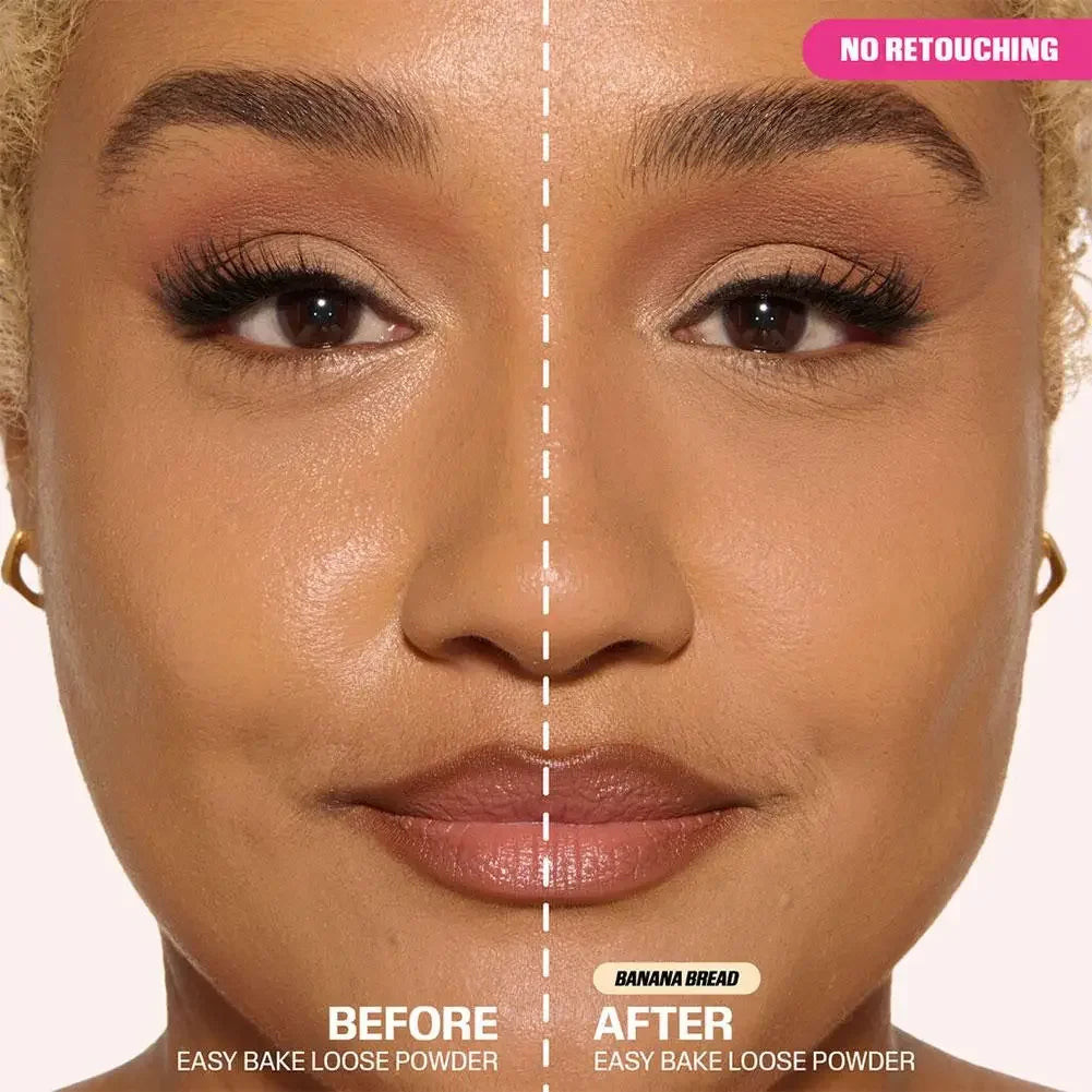 Hot Smooth Matte Loose Setting Powder Natural Long Lasting Oil Control Matte Waterproof Loose Powder Facial Makeup Cosmetics