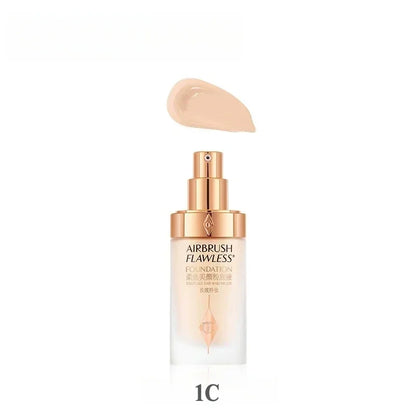 30ml C Soft Focus Beauty Red Carpet Liquid Foundation Long Lasting Concealer Blend Oil Skin Lasting Oil Control