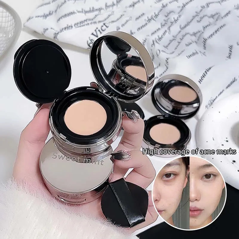 Sweet Mint Moisturizing Foundation Cream Air Cushion Makeup base Brighten Face Natural Hydrating Concealer Foundation For Woman