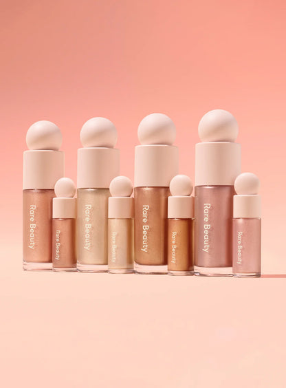 Rare Beauty Dual-use Enlighten Powder Portable Mirror Eyes Cheek Blusher Waterproof Mositure Face Contour Shadow Plump Makeup