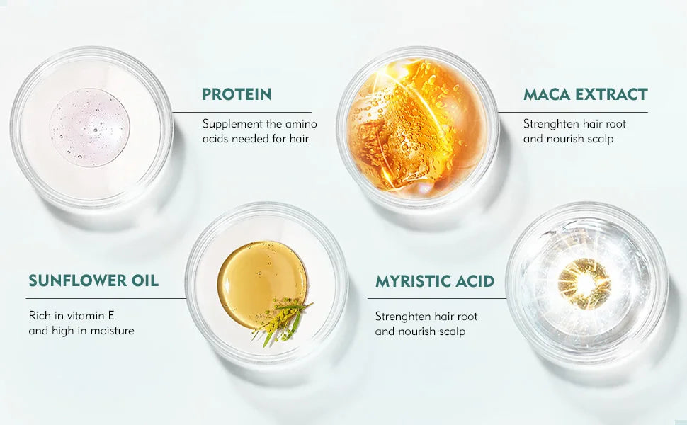 Original Karseell Volume Shampoo and Conditioner Argan Oil Moisturizing Smooth Leave in Cream Curl Defining Cream Hair Care Set