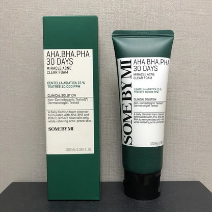 SOMEBYMI Shabomi Tea Tree Triac Acid Essence AHA BHA PHA 30 Days Miracle Toner Retinol Eye Cream Honey Oil Acne Skin Face Cream