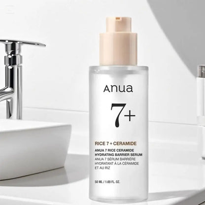 Anua Peach Rice Ceramide Skincare For Daily Defense All Skin Hydrating SPF Sunscreen Barrier Repair Essence Protect Nourish Skin