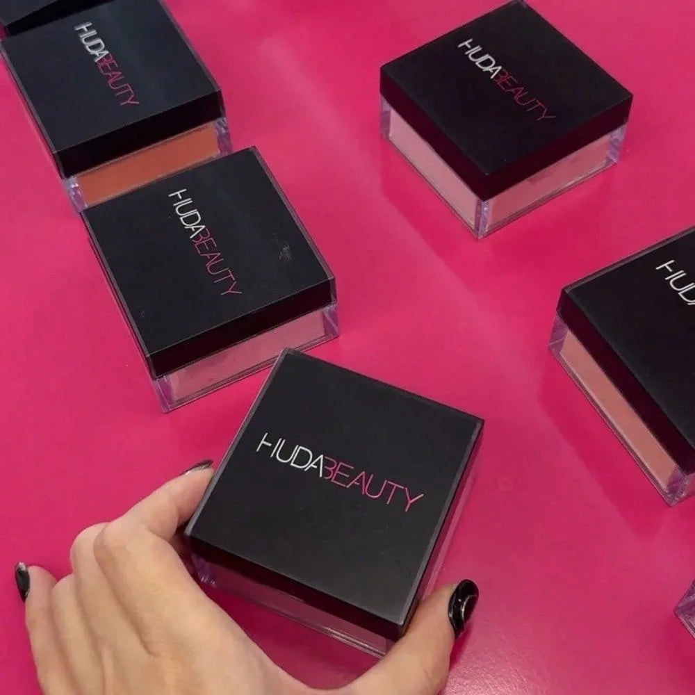 2025 Loose Baking Setting Powder Oil Control Natural Face Matte HUDA Waterproof BrighTening Loose Powder Makeup Cosmetics