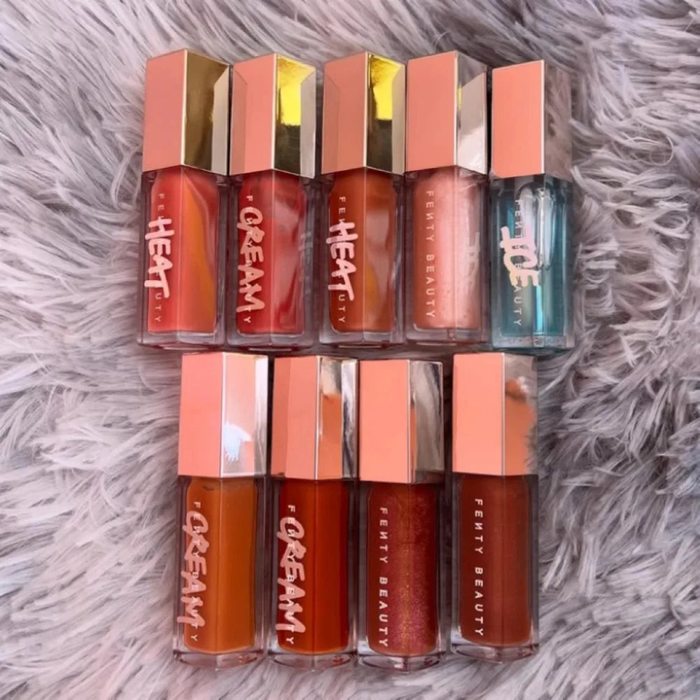 FENTYBEAUTY Cream Lipstick Gloss Bomb HONEY WAFFLES RIRI Sexy Lip Blam Loose Makeup Powder Shiny Lasting Brand High Gloss Repair