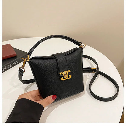 2025 New Arrival! Small Bucket Bag with Chic Design - Lightweight, Versatile Shoulder/Crossbody Carry, Small Fresh Aesthetic