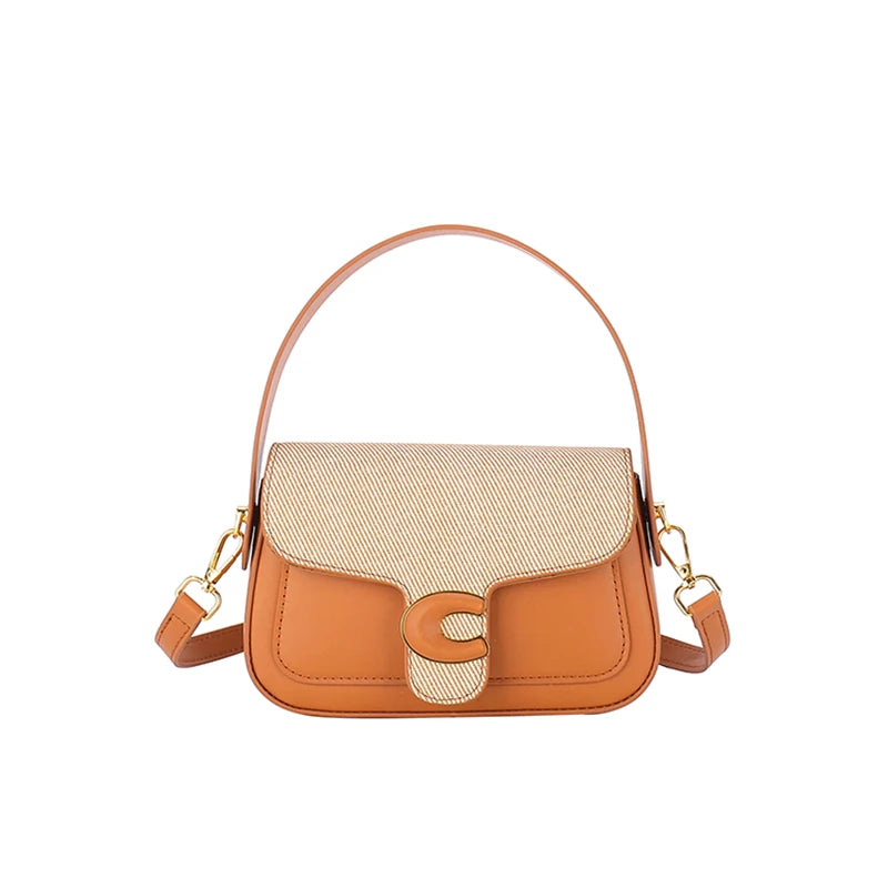 Stylish Quilted Women Messenger Bag - Waterproof Leather Crossbody Shoulder Bag With Adjustable Chain For Travel & Shopping