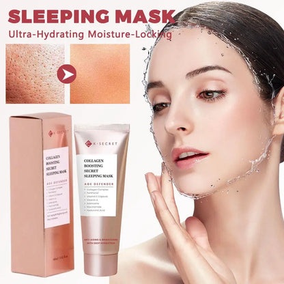 K-SECRET Face Mask Collagen Anti Wrinkle Moisturizer Cream Hydrating Anti-aging Anti Wrinkles Face Mask Cream Facial Skin Care