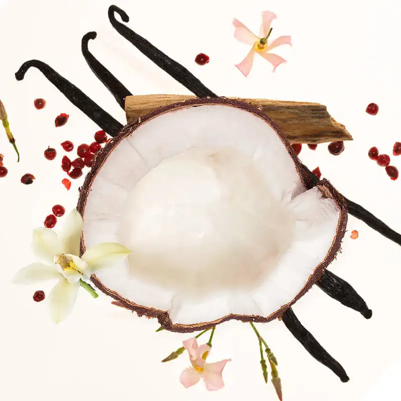 KOEC Vanilla & Coconut Fragrance Mist Perfume Refreshing Moisturizing Triple Notes Plant Fragrances Propylene Glycol