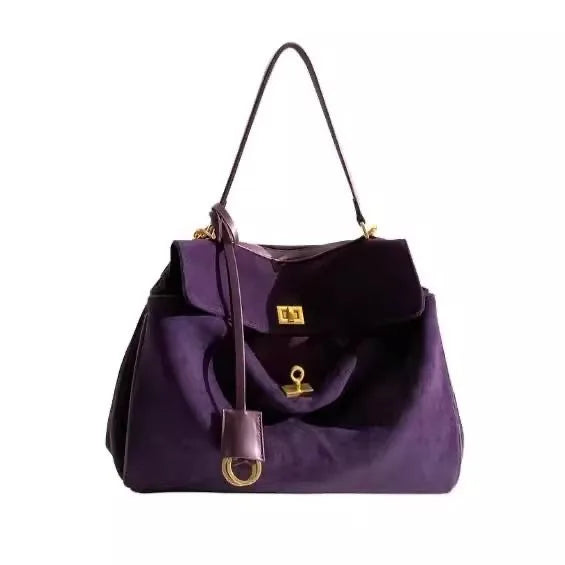 Autumn/Winter New Arrival Matte Tote Bag for Women, Large Capacity Commuter Underarm Crossbody Bag, Premium Single Shoulder Bag