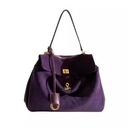 Autumn/Winter New Arrival Matte Tote Bag for Women, Large Capacity Commuter Underarm Crossbody Bag, Premium Single Shoulder Bag