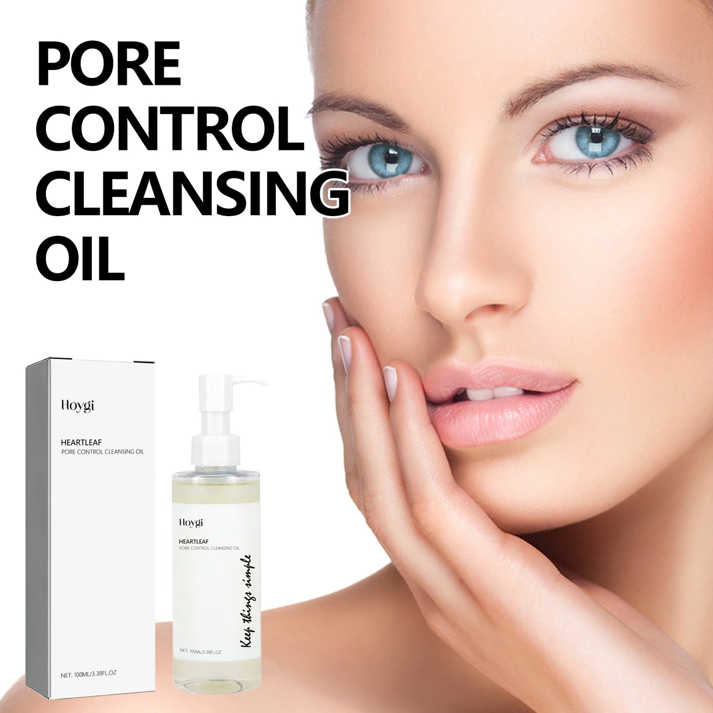 Pore-Control Cleansing Oil: Removes Makeup Gently, Cleans Pores, and Nourishes Skin