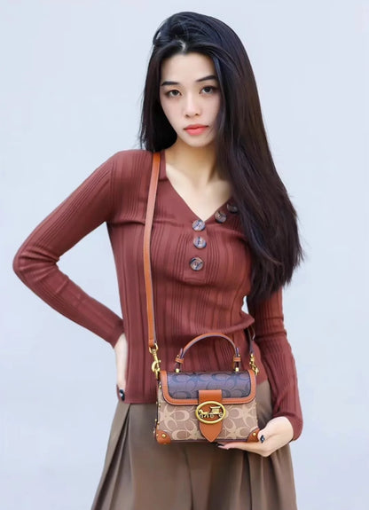 Brand premium women's bag graffiti box small square bag 2024 new autumn and winter designer handbag single shoulder crossbody ba