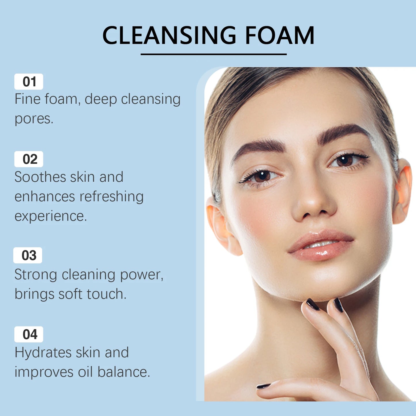 Salicylic Acid Facial Cleanser Deep Cleaning Softening Keratin Exfoliating Oil-Control Moisturizing Gently Face Cleansing Gel