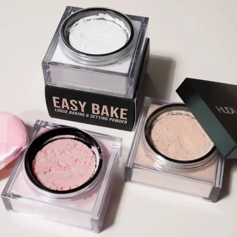 Hot Smooth Matte Loose Setting Powder Natural Long Lasting Oil Control Matte Waterproof Loose Powder Facial Makeup Cosmetics