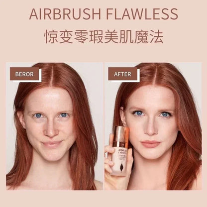 30ml C Soft Focus Beauty Red Carpet Liquid Foundation Long Lasting Concealer Blend Oil Skin Lasting Oil Control