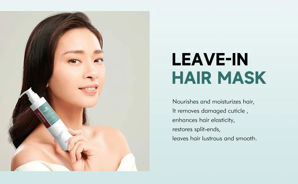 Original Karseell Volume Shampoo and Conditioner Argan Oil Moisturizing Smooth Leave in Cream Curl Defining Cream Hair Care Set