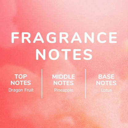 50ml KOEC Dragon Fruit Pink Fragrance Mist Perfume Moisturizing Refreshing Triple Notes Tropical Fruits Extract Propylene Glycol