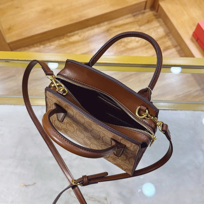 Elegant Women Top Handle Bag Geometric Pattern Tote Bags Women Underarm Bags Ladies Crossbody Bag Hot Popular Style Handbags