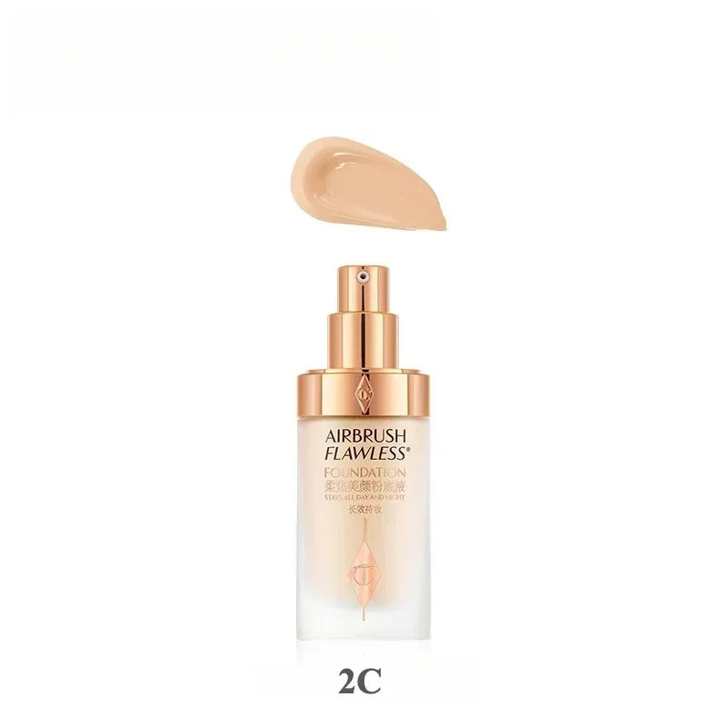 30ml C Soft Focus Beauty Red Carpet Liquid Foundation Long Lasting Concealer Blend Oil Skin Lasting Oil Control